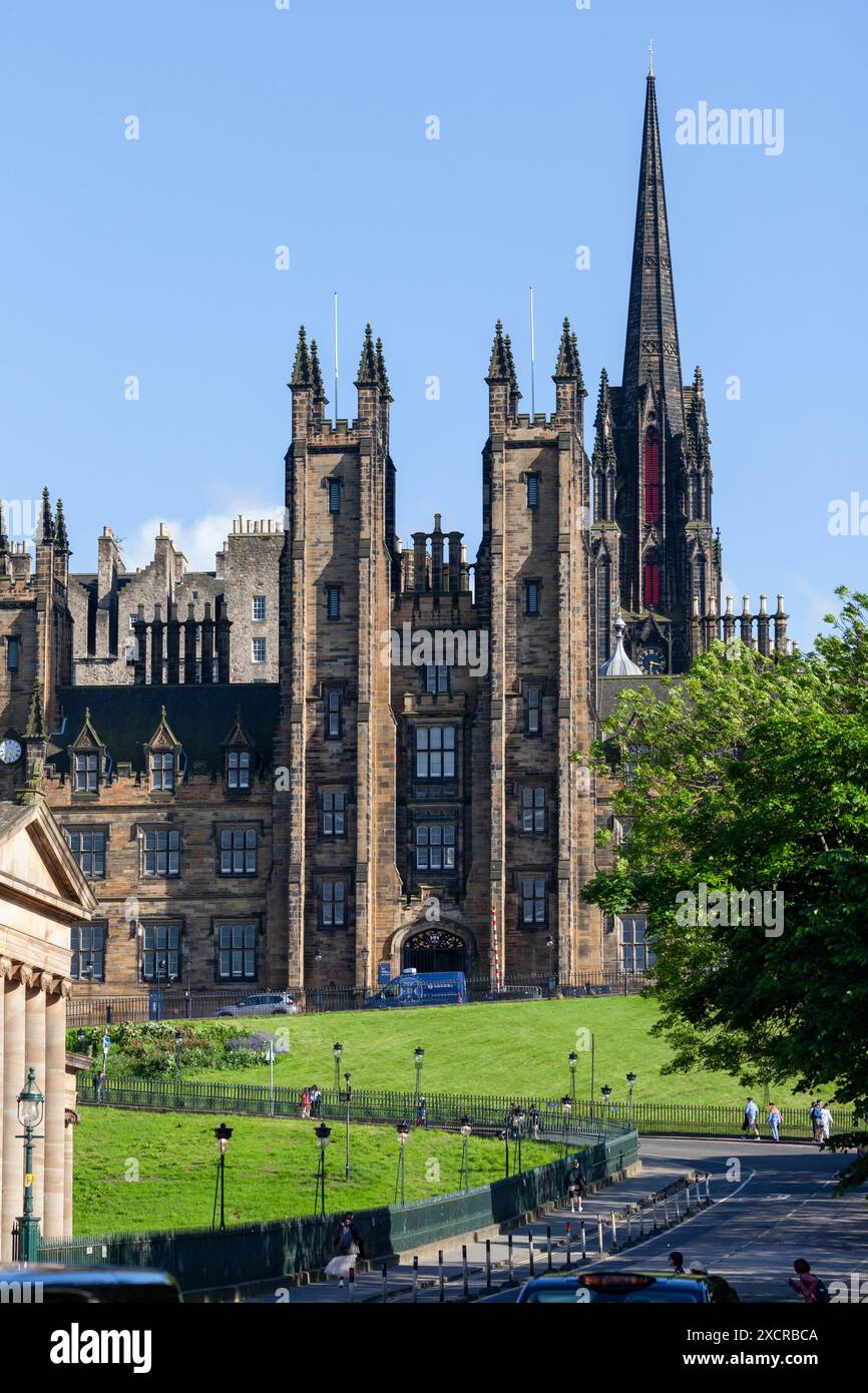 Die Versammlungshalle auf dem Hügel, Edinburgh Stockfoto