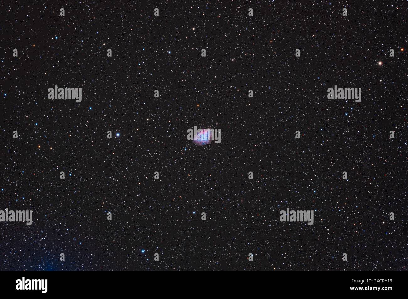 Dies ist Messier 1, der erste Eintrag in Charles Messiers Katalog von Deep-Sky-Objekten aus dem 18. Jahrhundert, die nicht mit Kometen verwechselt werden sollten, sein echtes q Stockfoto Dies ist Messier 1, der erste Eintrag in Charles Messiers Katalog von Deep-Sky-Objekten aus dem 18. Jahrhundert, die nicht mit Kometen verwechselt werden sollten, sein echtes q Stockfoto