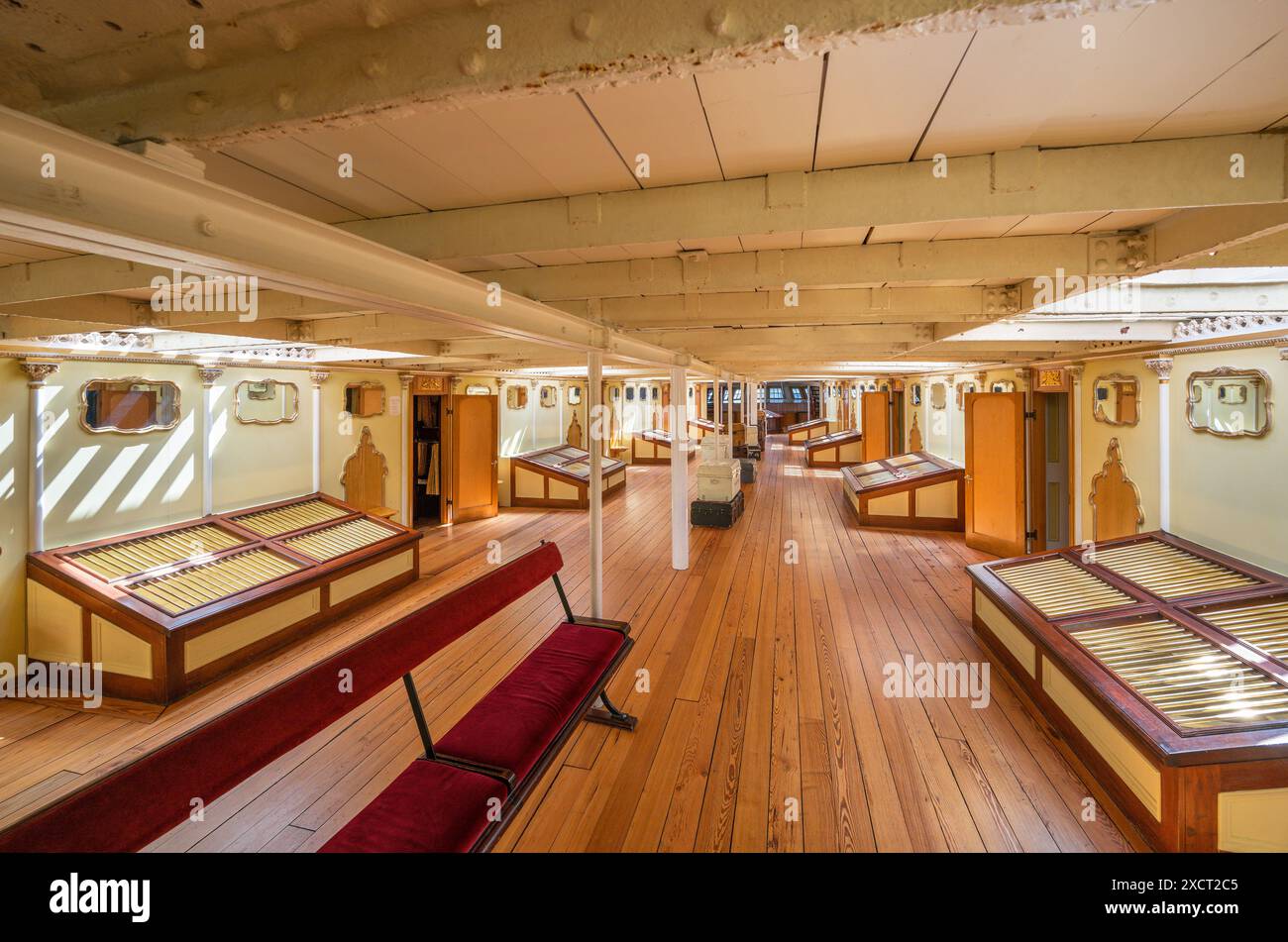 Innenraum der SS Großbritannien, Bristol, England, Großbritannien Stockfoto