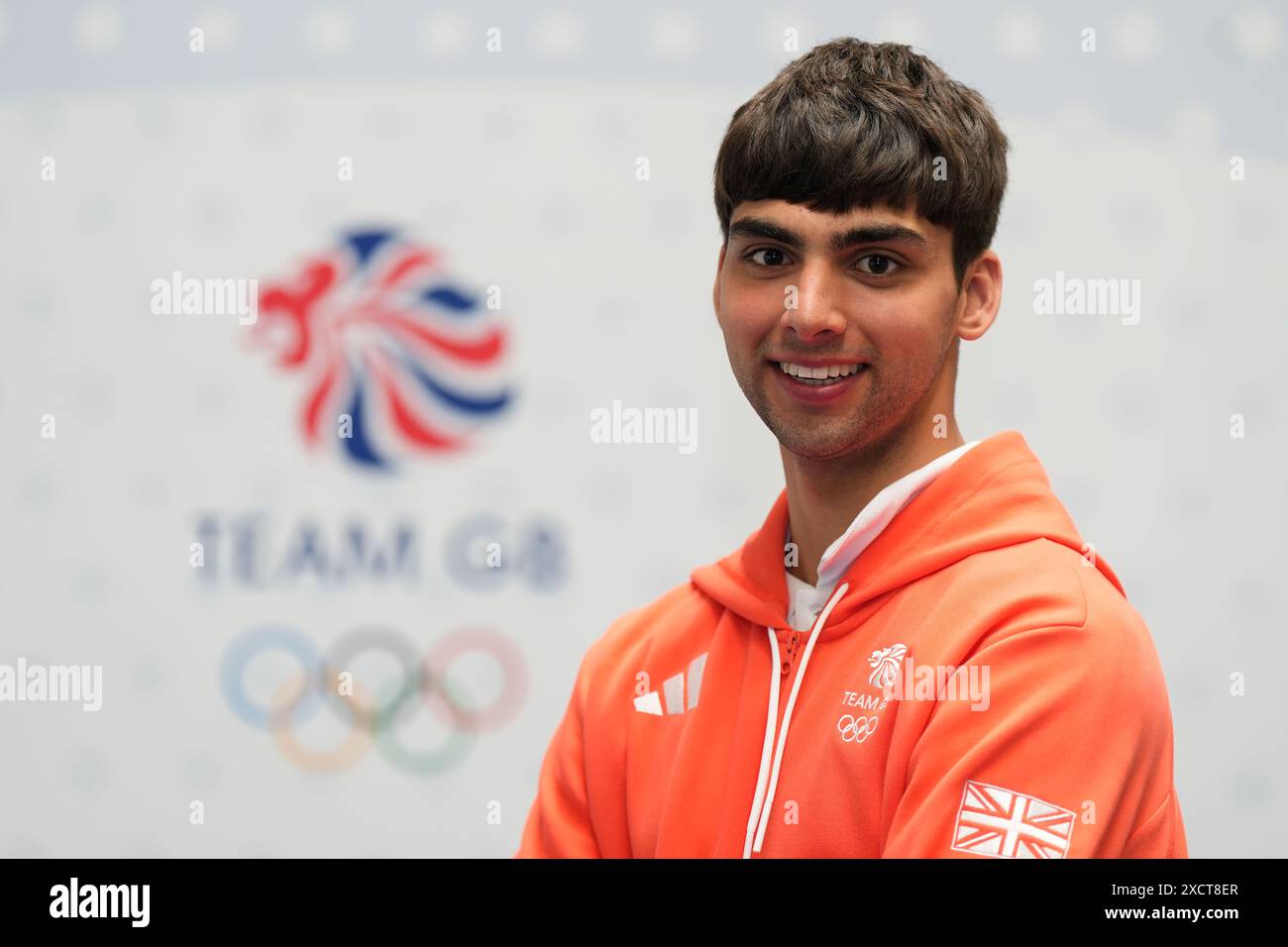 James Mazarelo während einer Team GB KittingOutSession für die