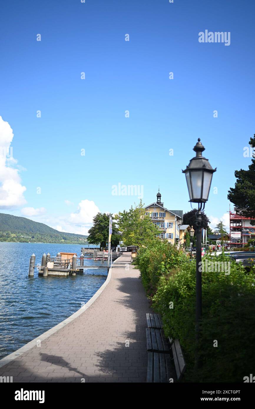 Tegernsee in Bayern Stockfoto