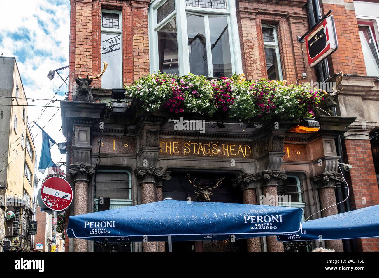 The Stags Head Pub in Dublin, Irland Stockfoto