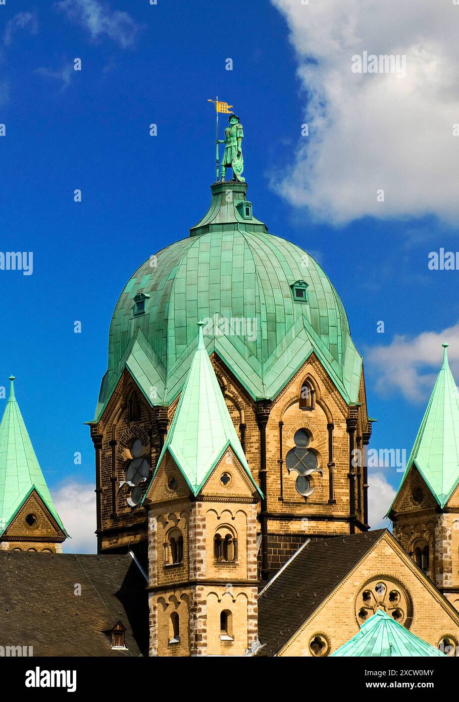 Quirinus-Münster, Münster-Basilika St. Quirinus von Neuss, Deutschland, Nordrhein-Westfalen, Niederrhein, Neuss Stockfoto