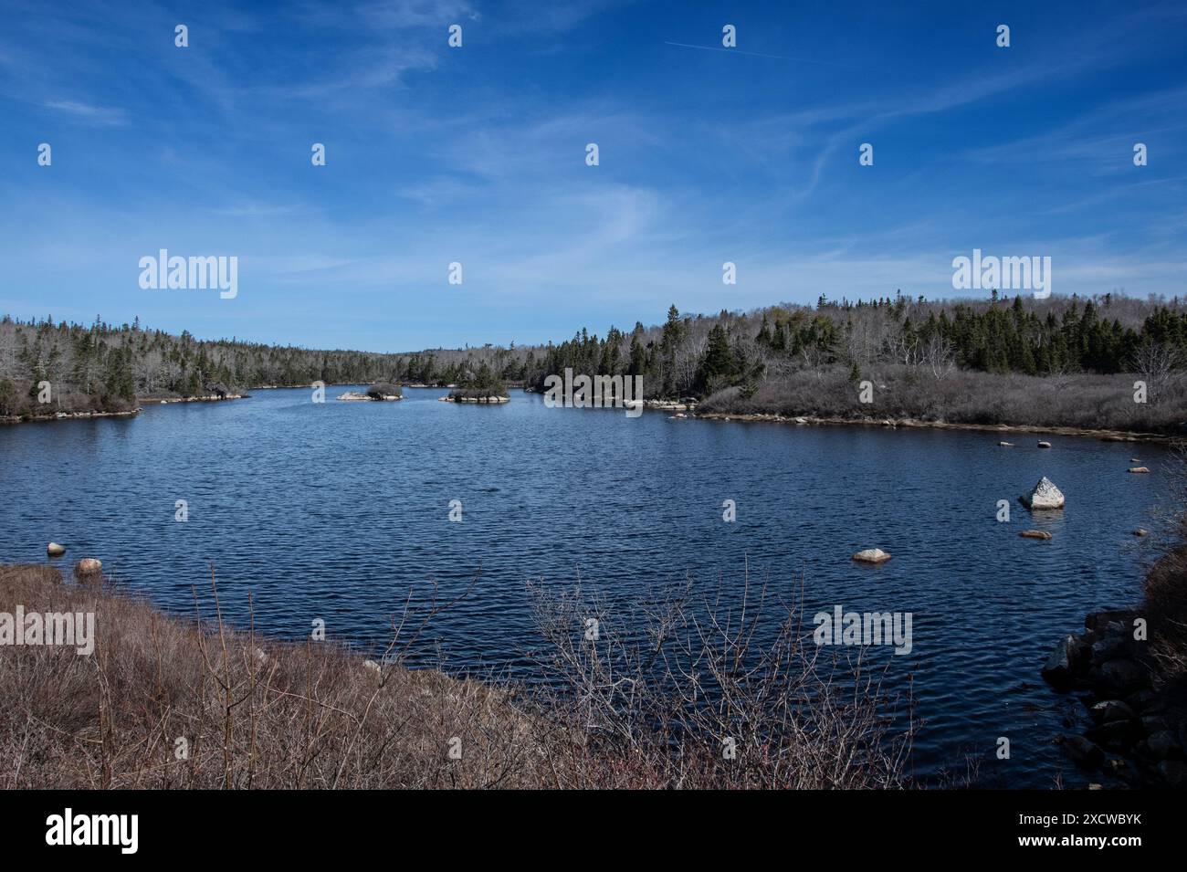 Bay in West Dover, Nova Scotia, Kanada Stockfoto