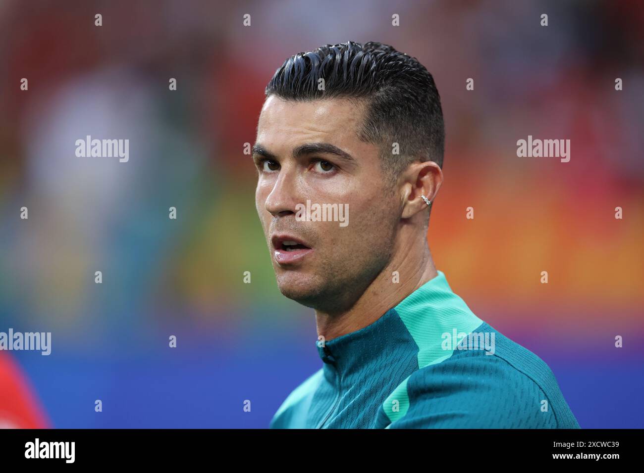 Leipzig, Deutschland, 18. Juni 2024. Cristiano Ronaldo während des Spiels zwischen Portugal und Tschechien. Uefa Euro 2024 Deutschland. Gruppe F. Credit: Fabideciria/Alamy Live News Stockfoto