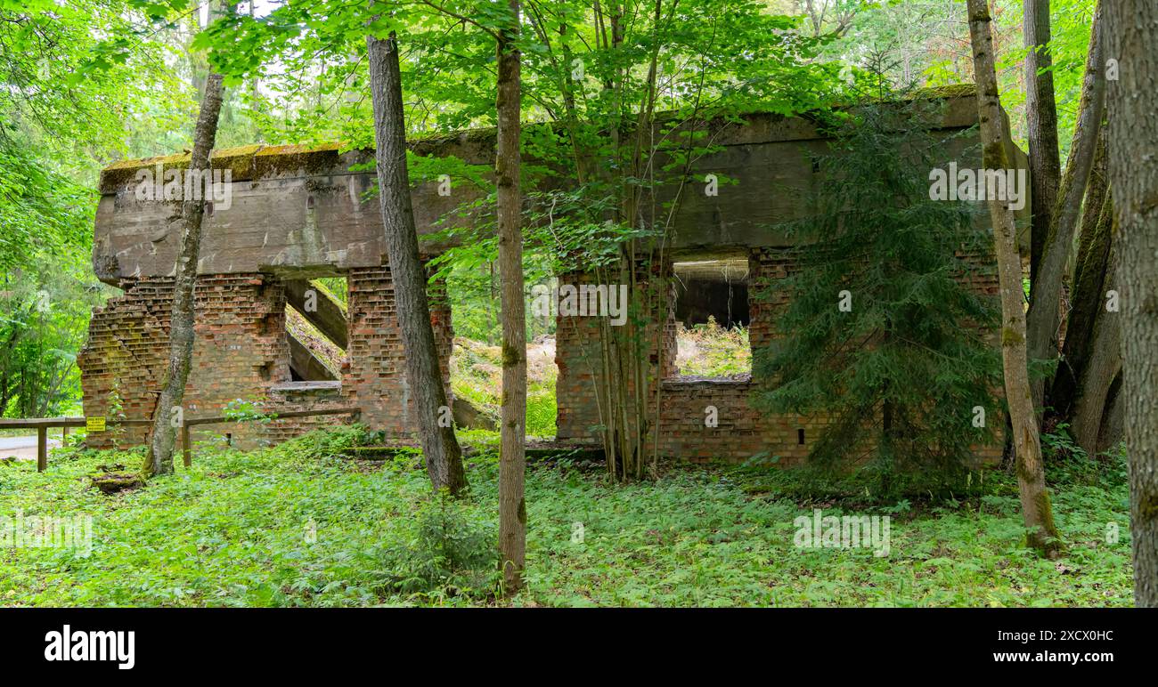 Wolf Lair in Gierloz, Polen Stockfoto