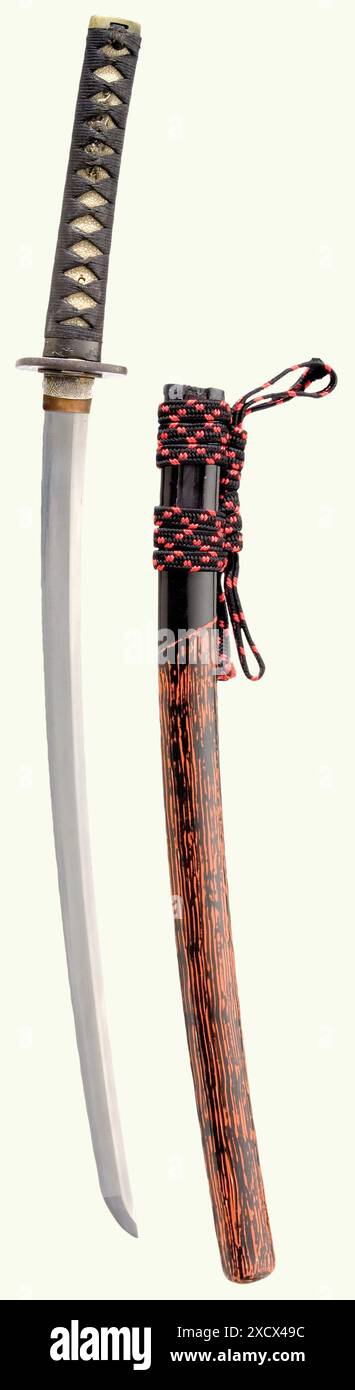 Waffen, Schwerter, Asiatisch, Wakizashi, Schwert, Japan, 16. Jahrhundert, EIGENTUM FREIGEGEBEN Stockfoto