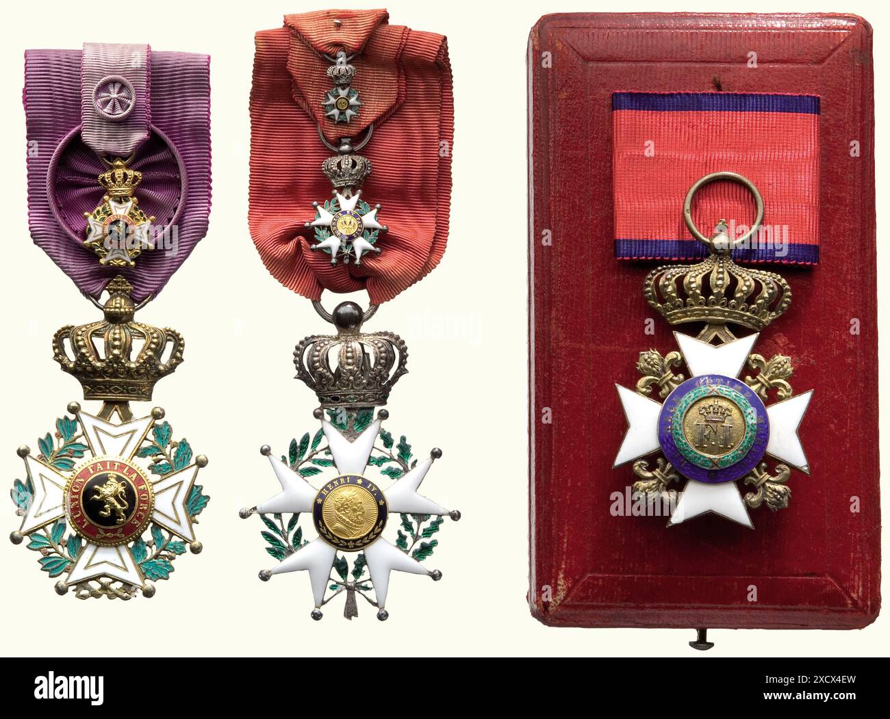 Orden und Orden, Ritterorden, Ritterkreuz, 19. Jahrhundert, 1900, EIGENSCHAFT FREIGEGEBEN Stockfoto