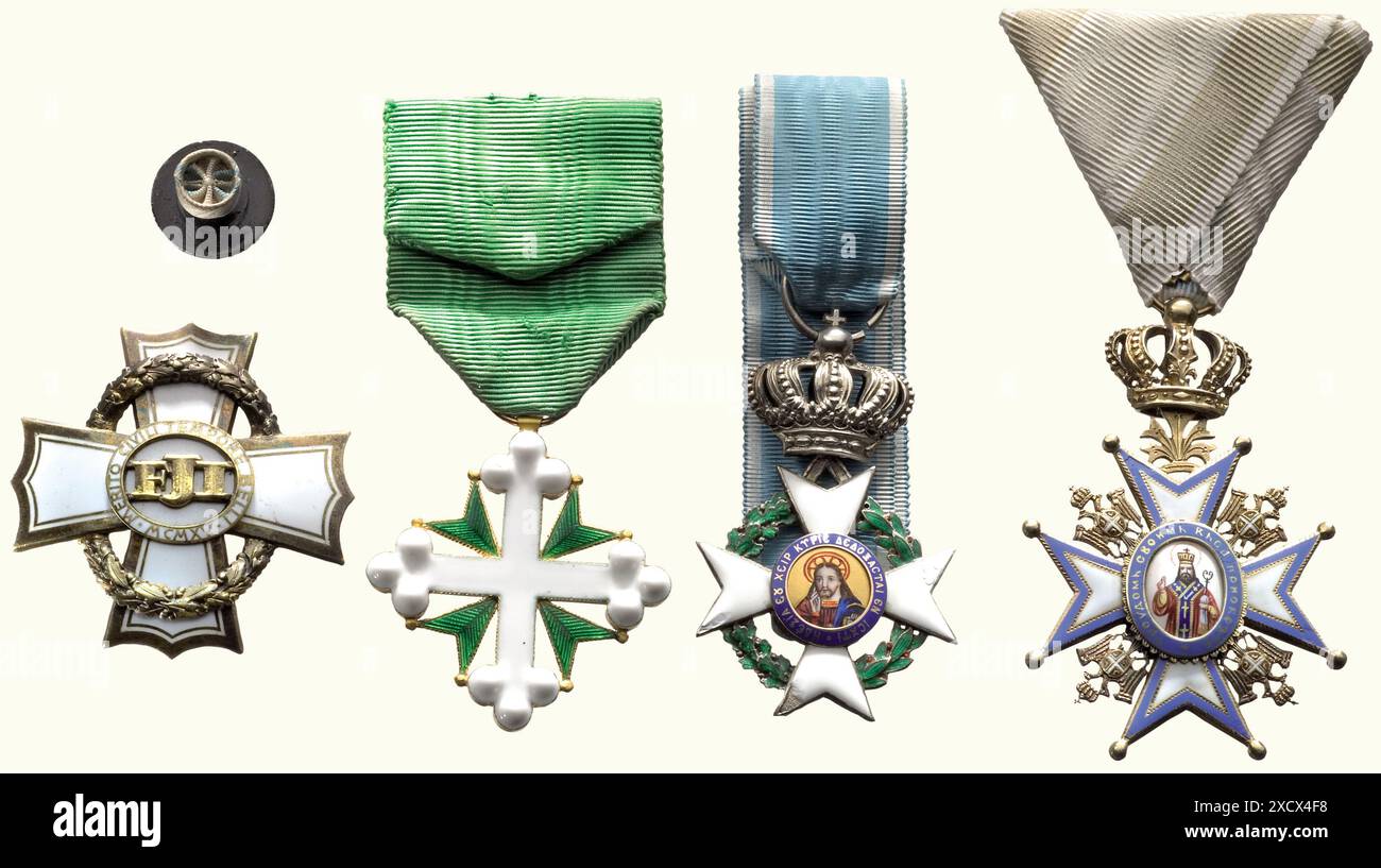 Orden und Orden, Ritterorden, Ritterkreuz, 1900, 20. Jahrhundert, EIGENSCHAFT FREIGEGEBEN Stockfoto