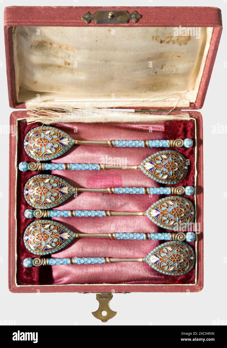 Besteck, Löffel, 1910er Jahre, EIGENTUM FREIGEGEBEN Stockfoto