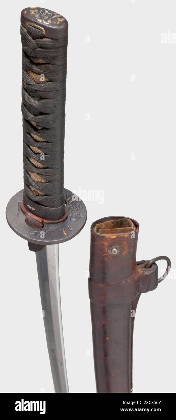 Waffen, Schwerter, Asiatisch, Wakizashi, Schwert, Japan, 16. Jahrhundert, EIGENTUM FREIGEGEBEN Stockfoto