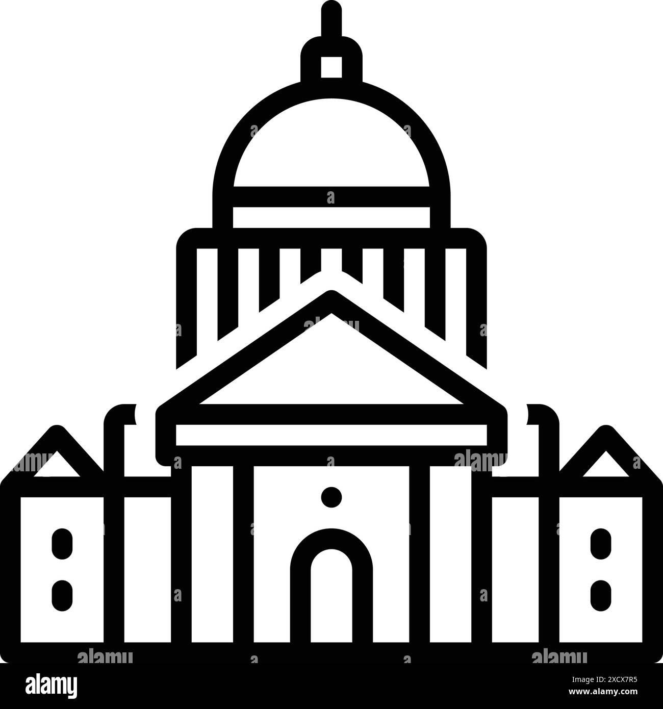 Symbol für Bund, Gebäude Stock Vektor