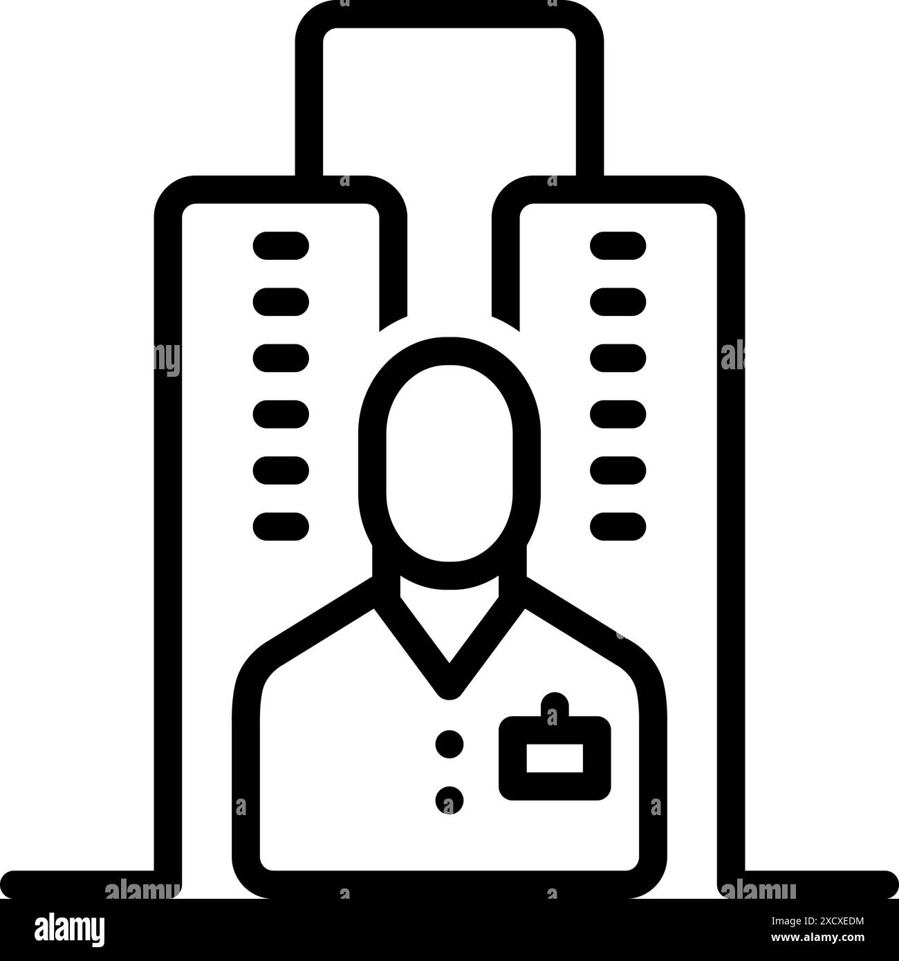 Symbol für dauerhaft, dauerhaft Stock Vektor