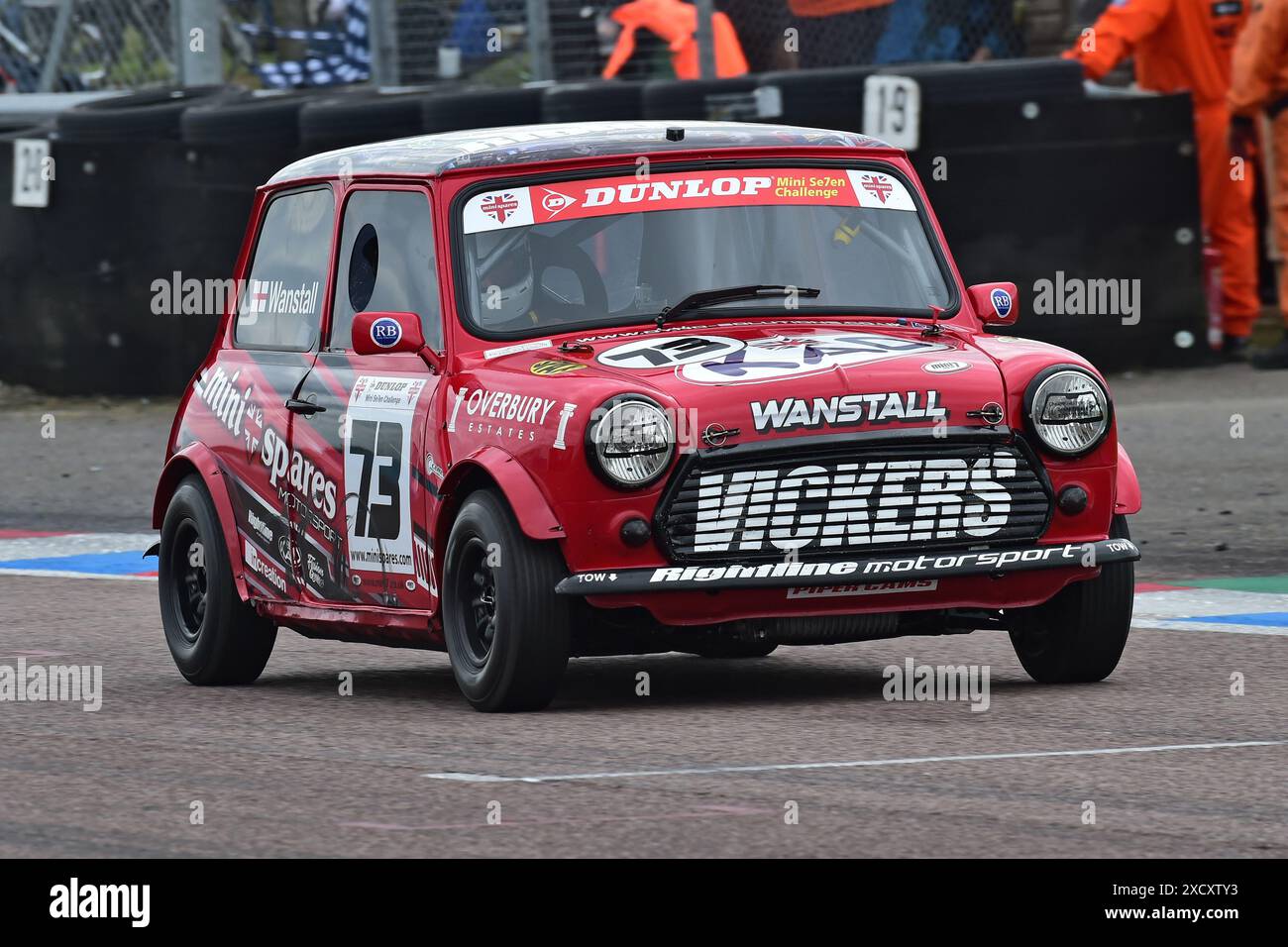 Spencer Wanstall, Mini7, Dunlop Mini Se7en Challenge, unterstützt von Mini Spares, zwei 20-minütige Rennen für zwei Fahrzeugvarianten, Mini 7 mit einem Modi Stockfoto