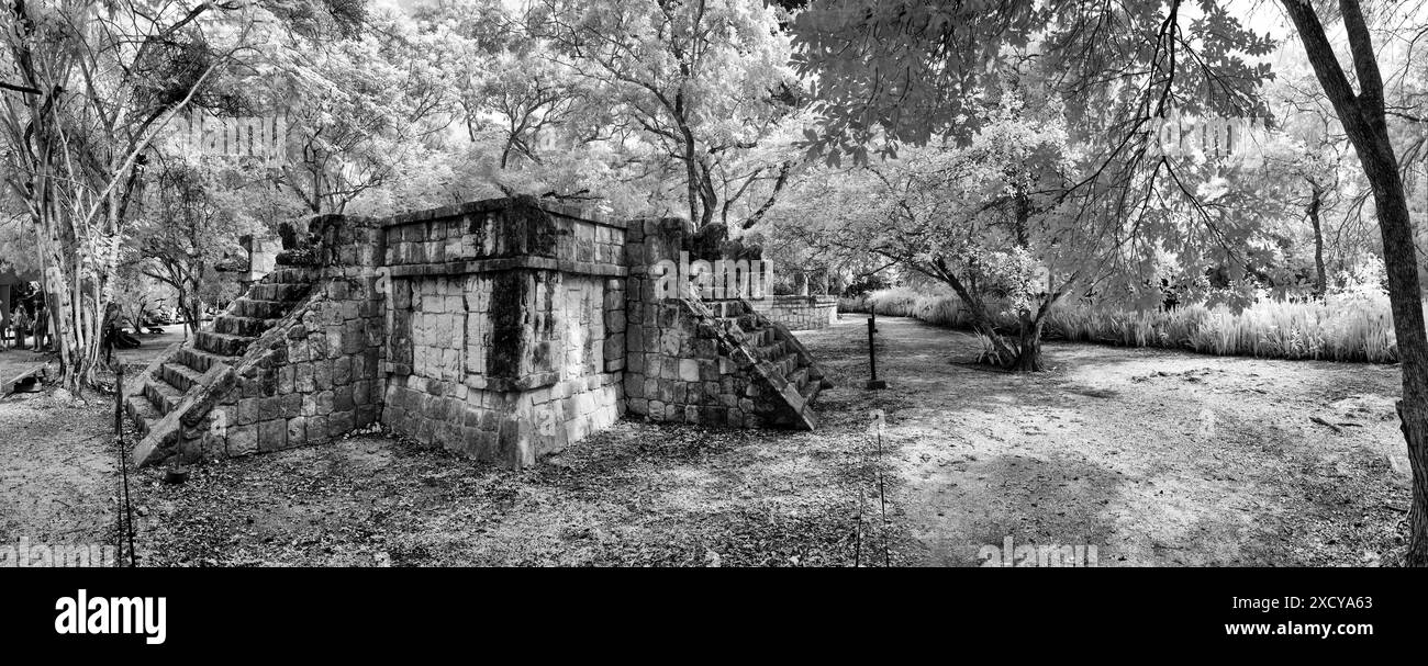 Alte Ruinen von Chichen Itza, Yucatan, Mexiko Stockfoto