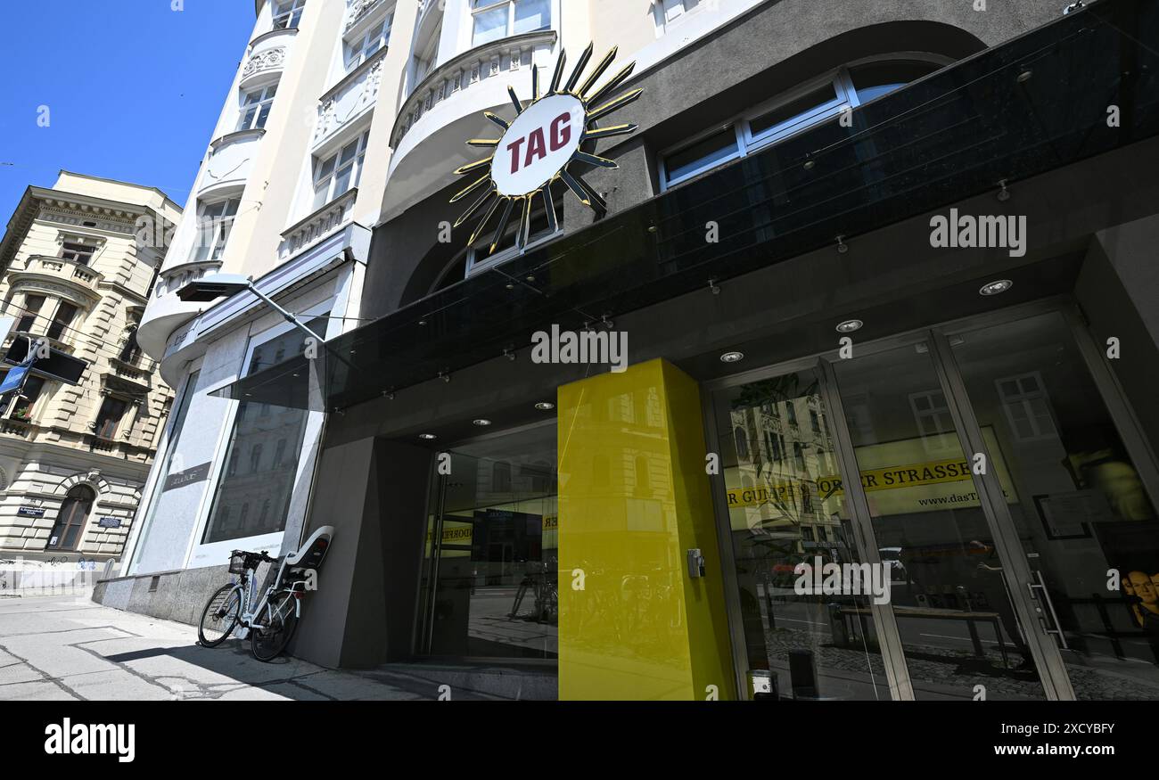 Das Wiener Theater an der Gumpendorferstraße (TAG) fotografiert am Mittwoch, 5. Juni 2024, in Wien. , . Quelle: APA-PictureDesk/Alamy Live News Stockfoto