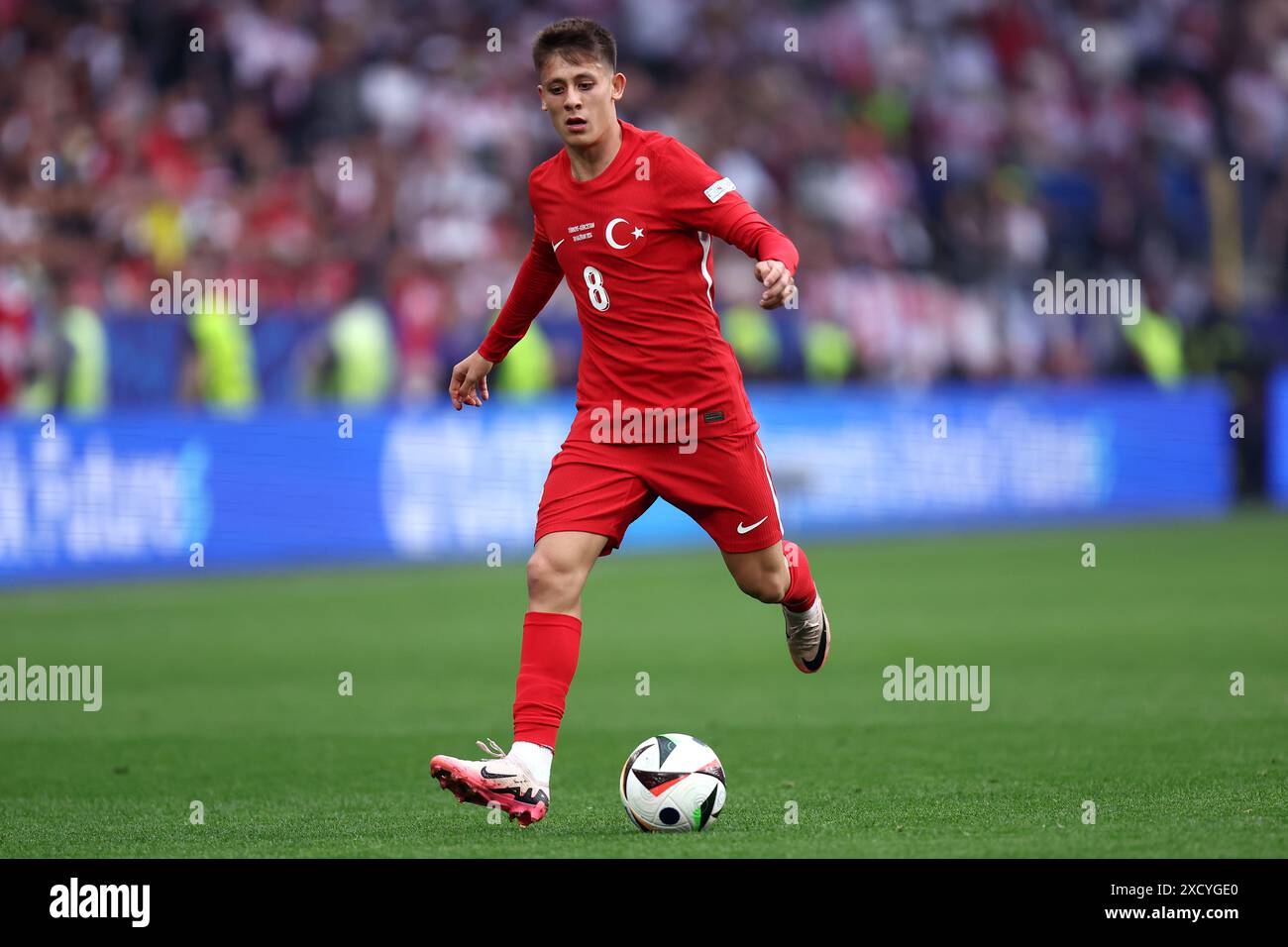 Dortmund, Deutschland. Juni 2024. Arda Guler aus der Türkei im Spiel der UEFA Euro 2024 Gruppe D zwischen der Türkei und Georgien am 18. Juni 2024 im BVB Stadion Dortmund in Dortmund. Quelle: Marco Canoniero/Alamy Live News Stockfoto