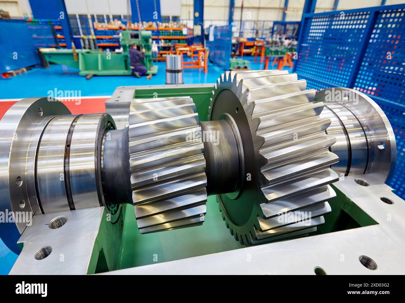 Getriebe. Industrie. Gipuzkoa. Baskisches Land. Spanien. Stockfoto
