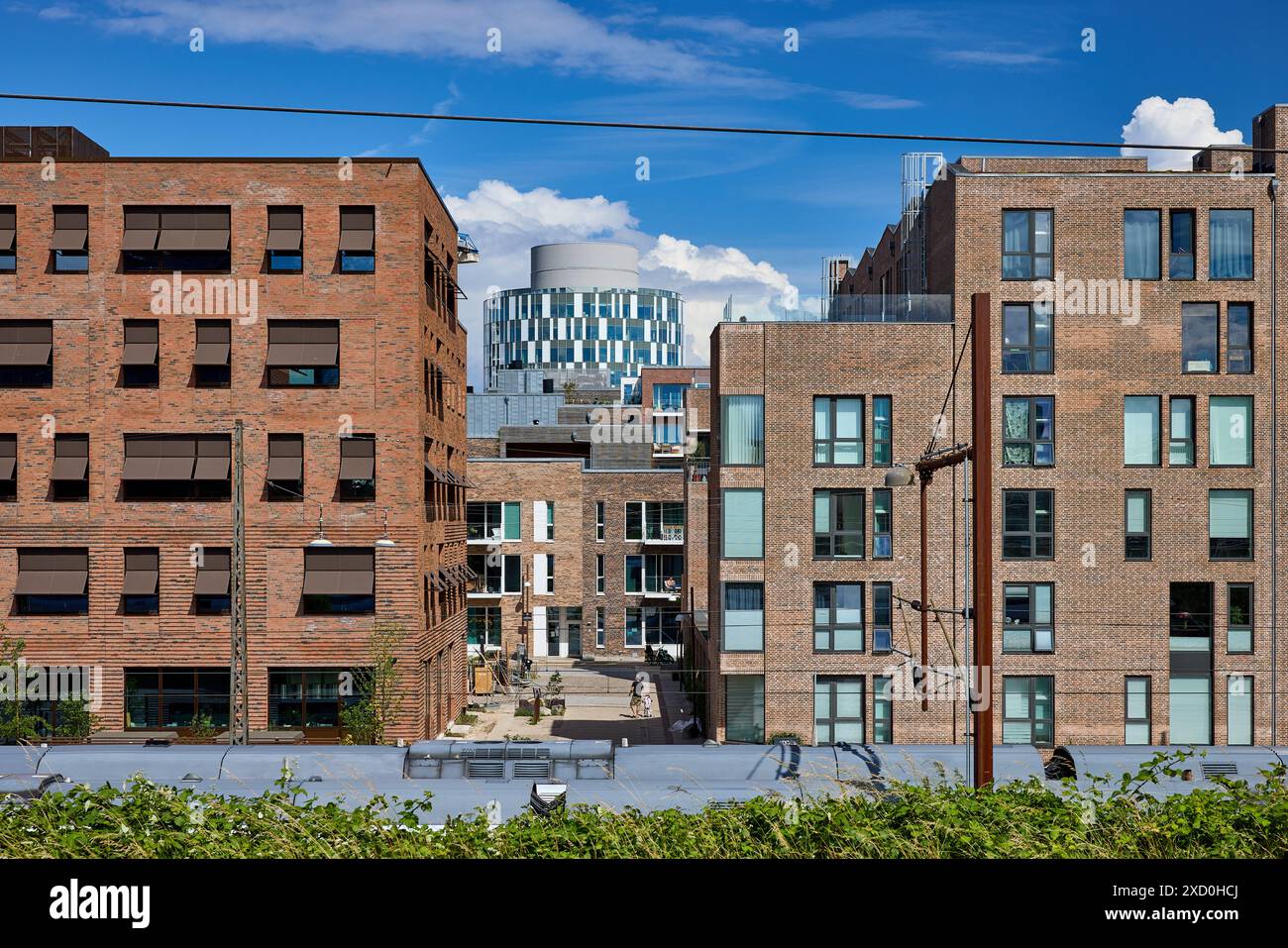 Århusgadekvarteret, neu entwickelten urbanen Raum in Nordhavn, Kopenhagen, Dänemark Stockfoto