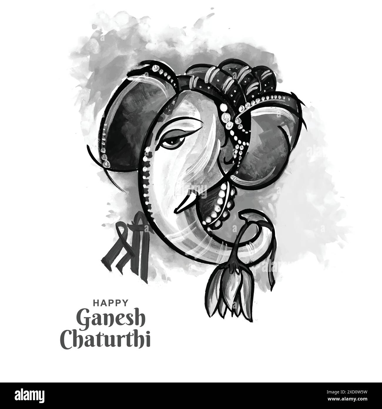 Hintergrund der Chaturthi-Festivalkarte Utsavganesh Stock Vektor Hintergrund der Chaturthi-Festivalkarte Utsavganesh Stock Vektor