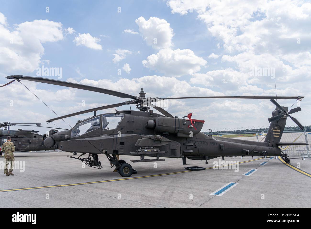 Boeing AH 64E Apache United States Army Stockfoto