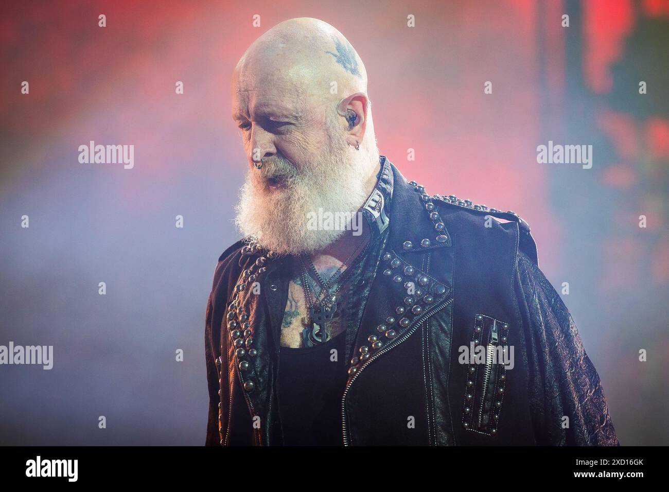 Judas Priest trat im Juni 2024 live auf Stockfoto