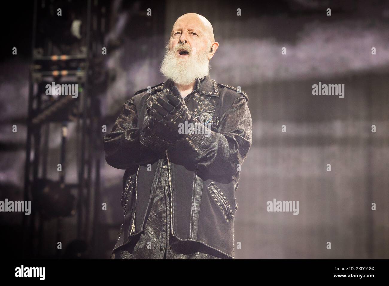 Judas Priest trat im Juni 2024 live auf Stockfoto