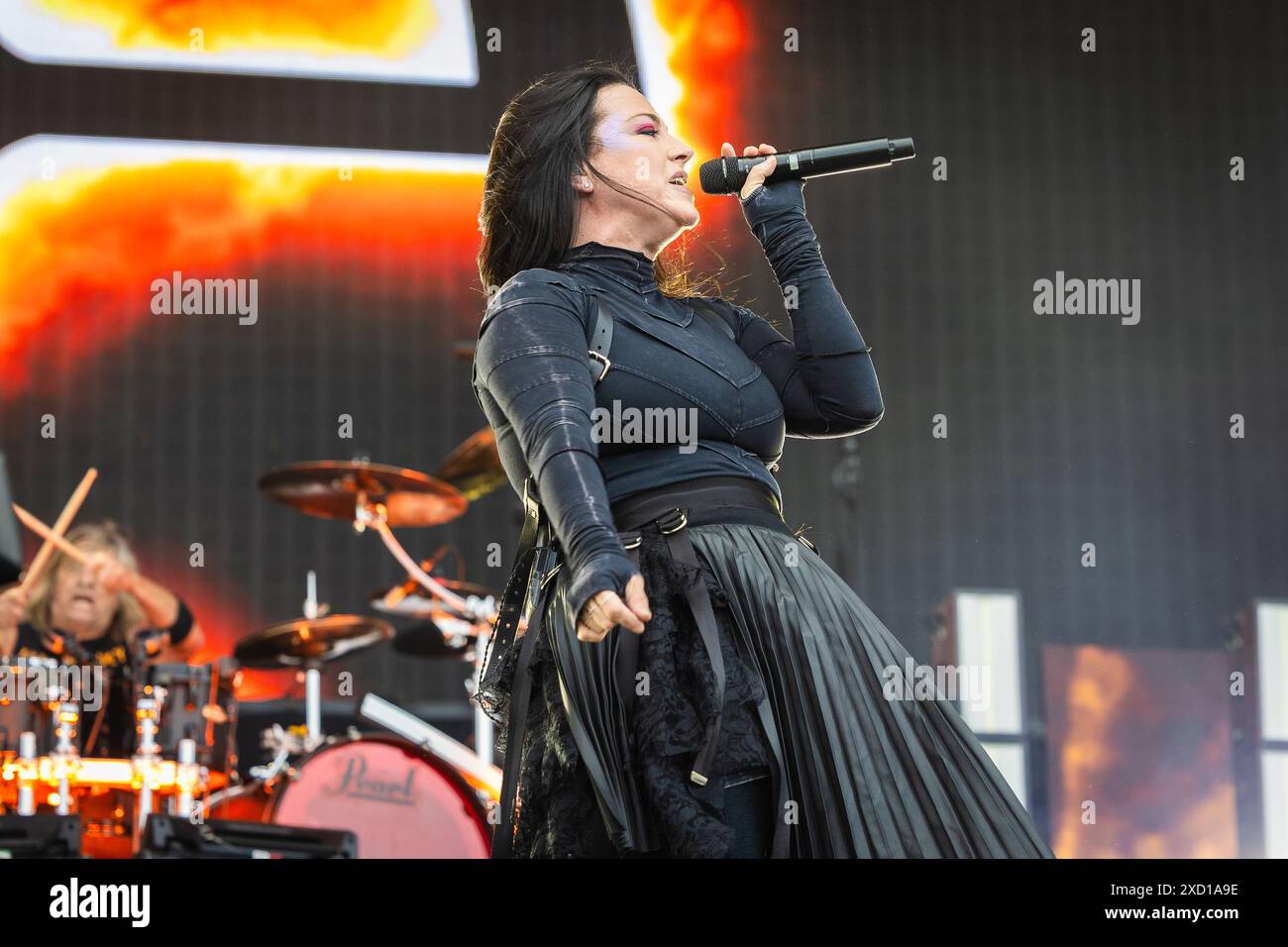 Amy Lee von Evanescence im Juni 2024 Stockfoto