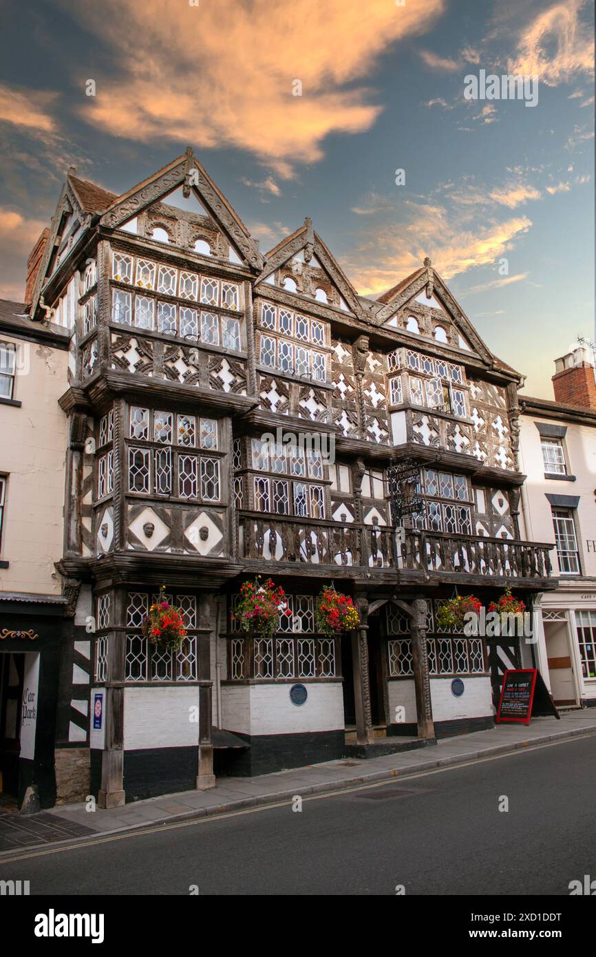 Die Federn Hotel, Ludlow, Shropshire Stockfoto