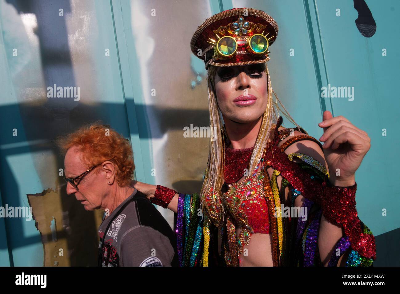 West Hollywood Gay Pride Parade, West Hollywood, Los Angeles, Kalifornien Stockfoto
