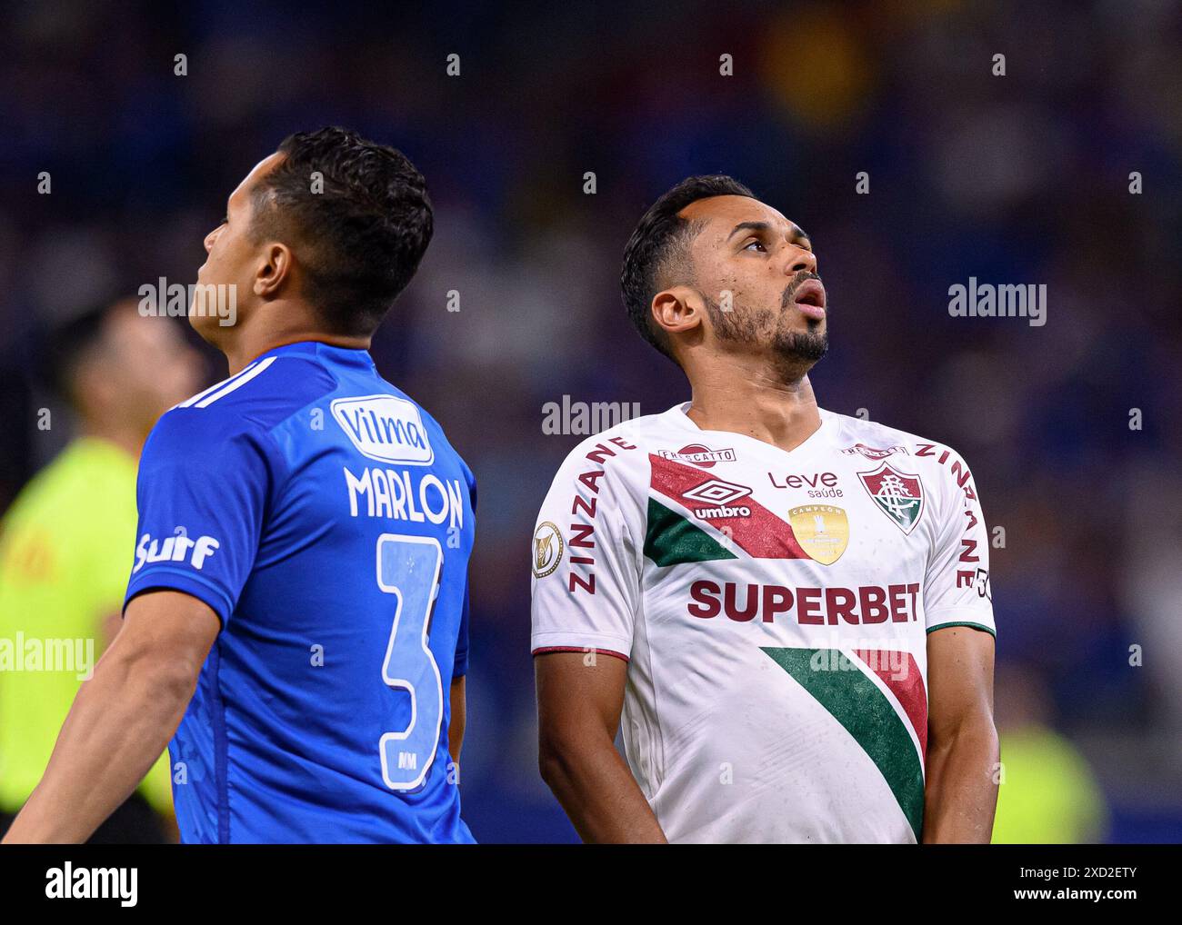 Belo Horizonte, Brasilien. Juni 2024. Lima of Fluminense, während des Spiels zwischen Cruzeiro und Fluminense, für die brasilianische Serie A 20234 im Mineirao Stadium in Belo Horizonte am 19. Juni. Foto: Gledston Tavares/DiaEsportivo/Alamy Live News Credit: DiaEsportivo/Alamy Live News Stockfoto