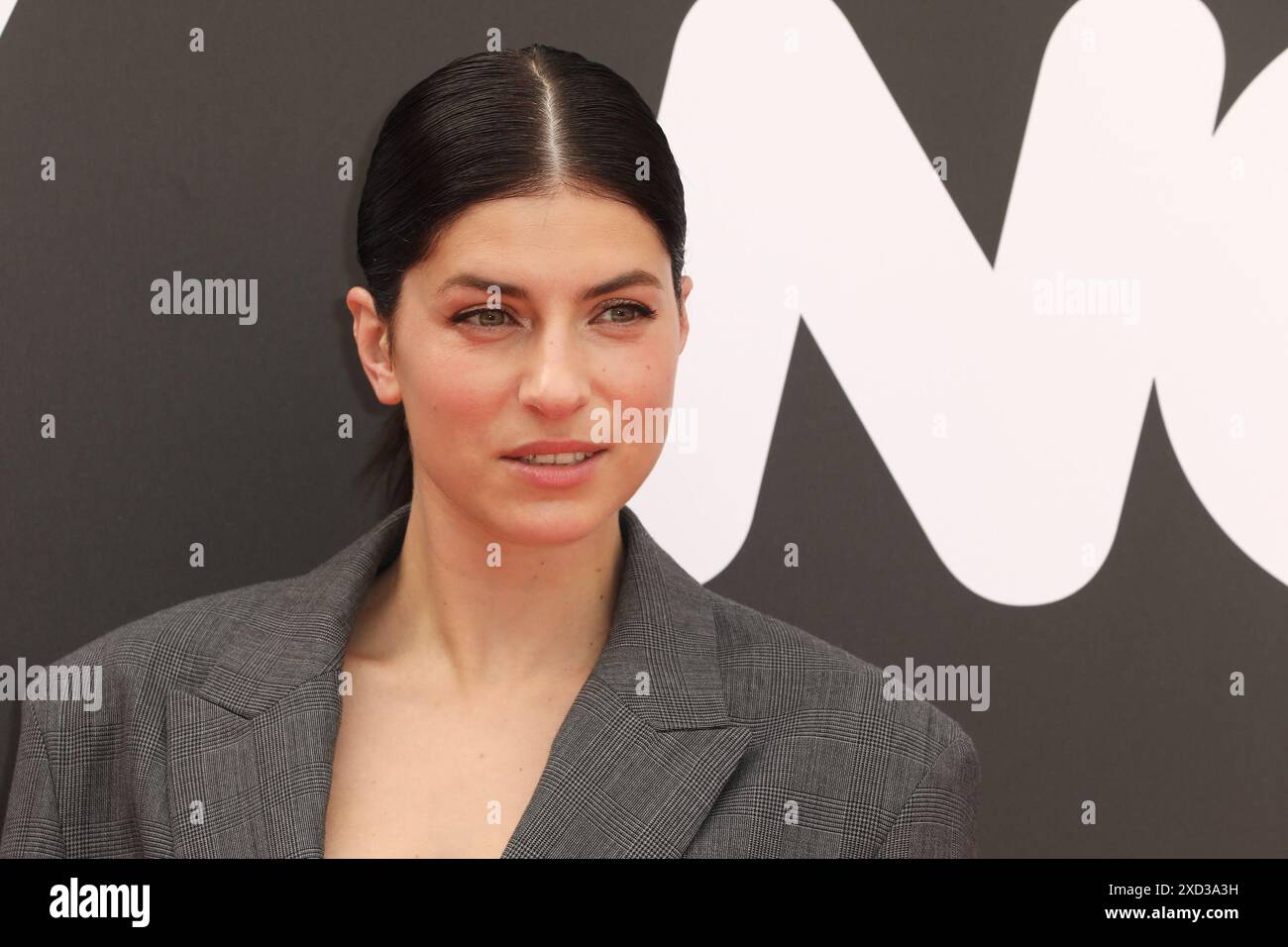 Rom, Barberini-Kino, Vorstellung von Sky-Zeitplänen. Auf dem Foto: Maria Chiara Giannetta Stockfoto