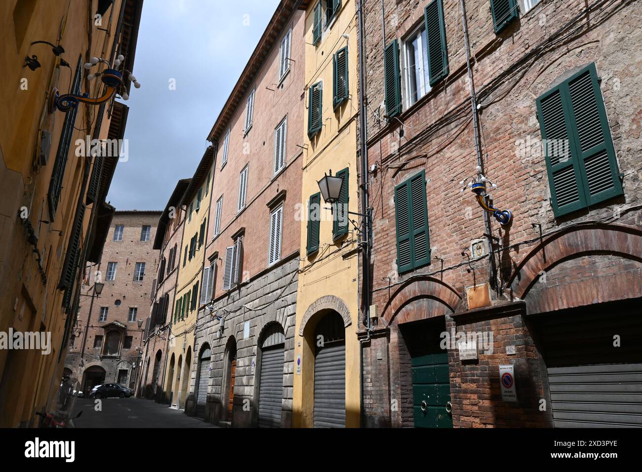 Eurore, Italien, Siena das historische Zentrum Teil 1 Stockfoto