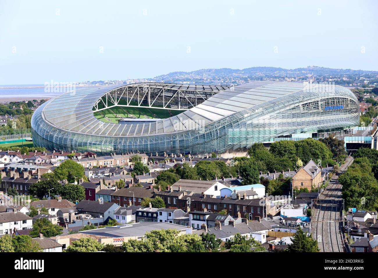 Aviva Stadium - Dublin Irland. Stockfoto