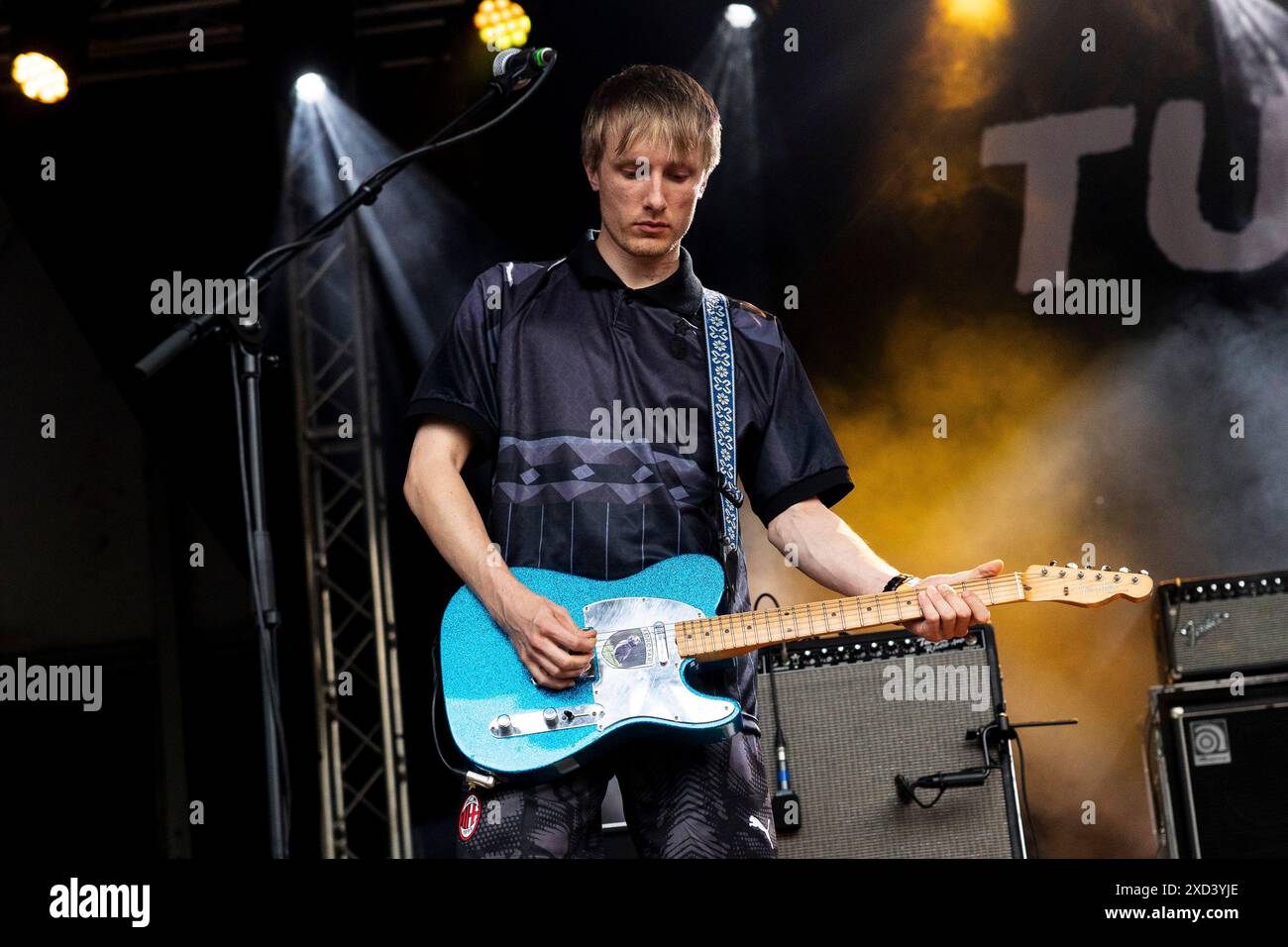 Jack Looker aus Ditz tritt am 19. Juni 2024 live im Circolo Magnolia in Mailand auf (Foto: Mairo Cinquetti/NurPhoto) Stockfoto