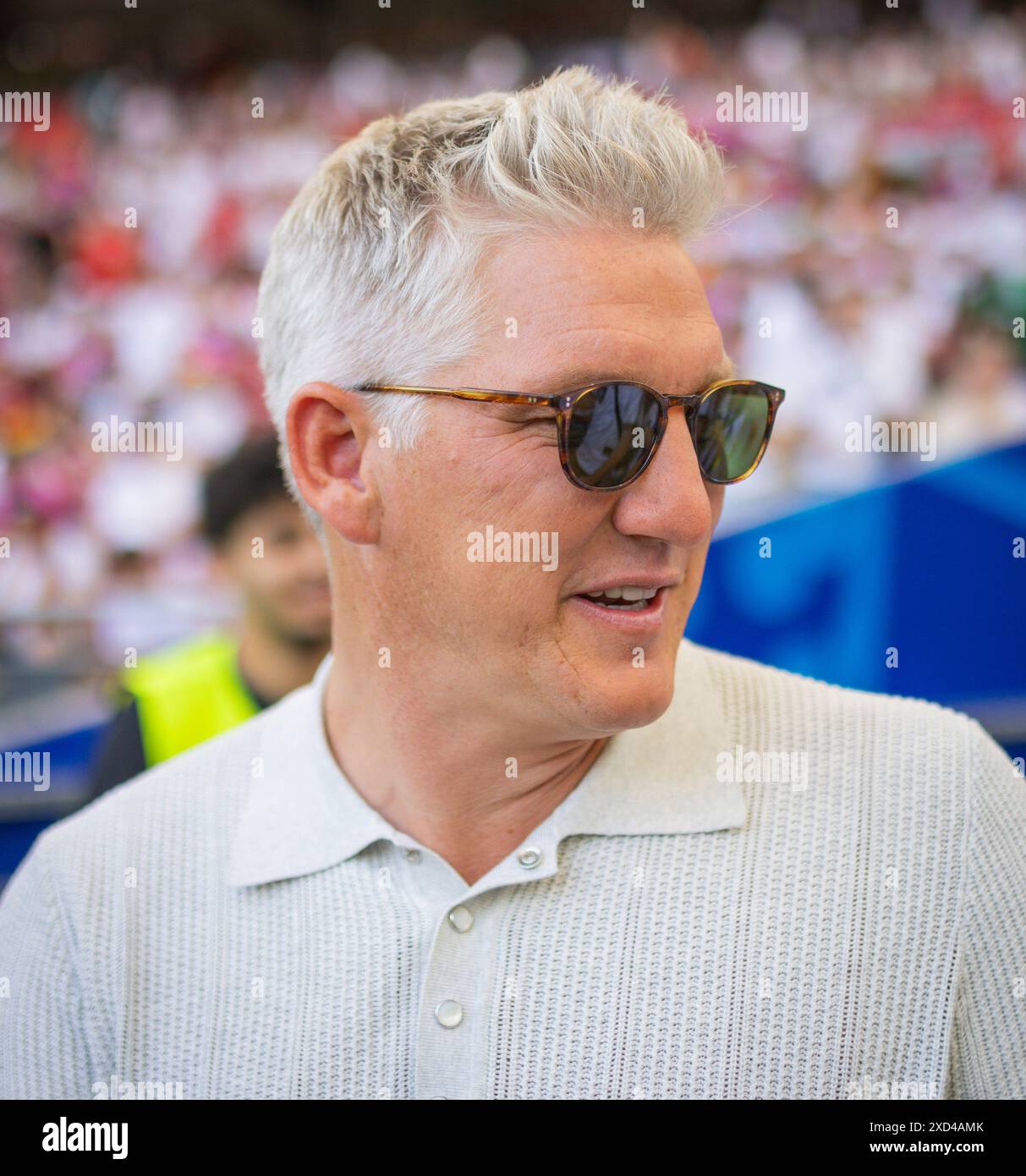 Stuttgart, Deutschland. Juni 2024. Bastian Schweinsteiger Deutschland - Ungarn Deutschland - Ungarn 19.06.2024 Copyright (nur für journalistische ZW Stockfoto