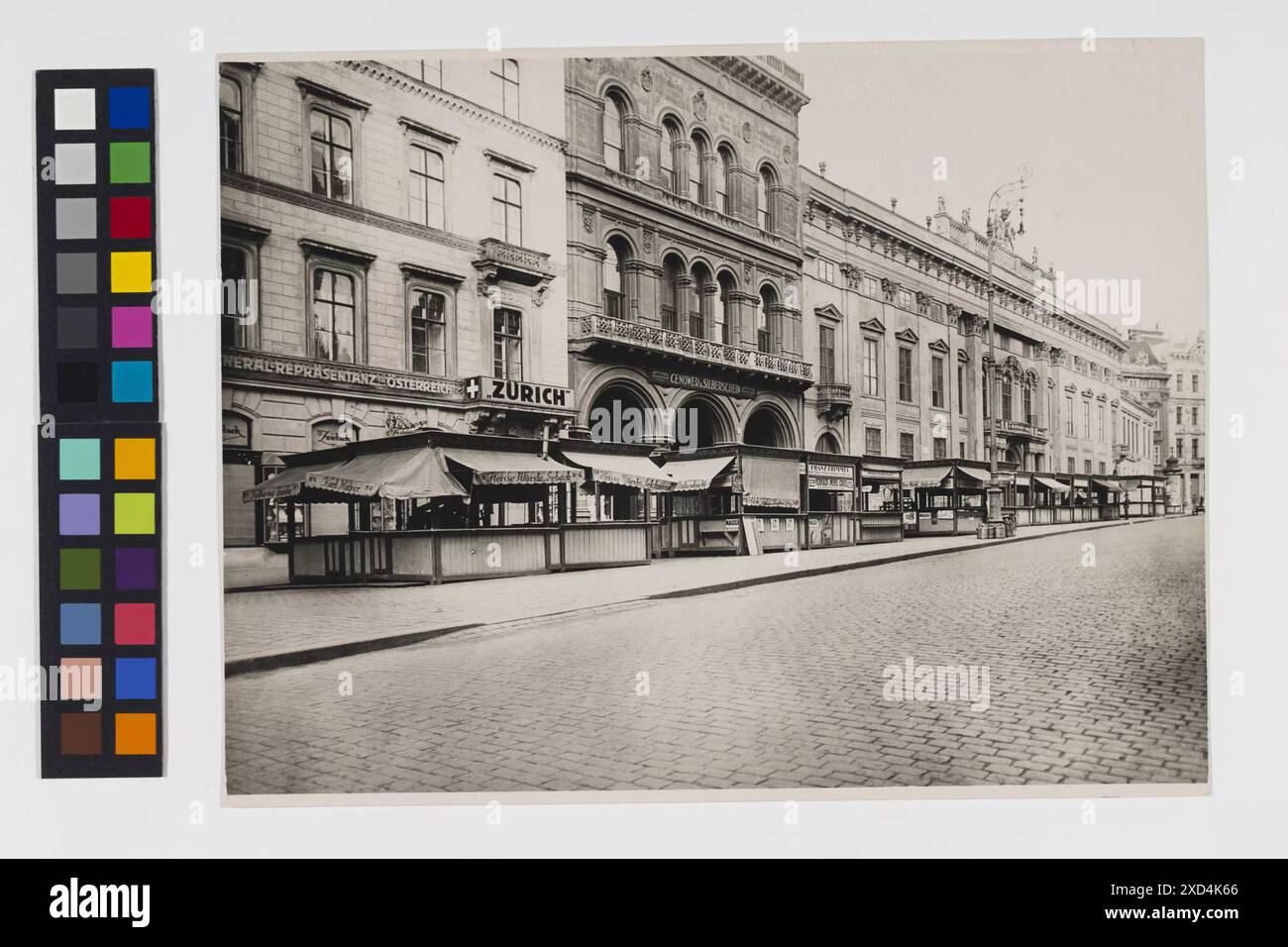 1., Freyung, allg. - Markt Carl (Karl) Zapletal (1876–1941), Fotograf Wien Museum, Manuel Carreon Lopez, Freyung, Stand, Stand (Market), Markt um 1925 Stockfoto