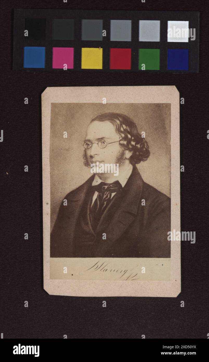 Josef Staudigl (1807-1861), Sänger Unknown, Fotograf Wien Museum, Scan, Porträt, Mann, Sänger, Josef Staudigl, Opernsänger (männlich), historische Personen (Porträts und Szenen aus dem Leben), historische Ereignisse und Situationen, historische Personen vor 1862 Stockfoto