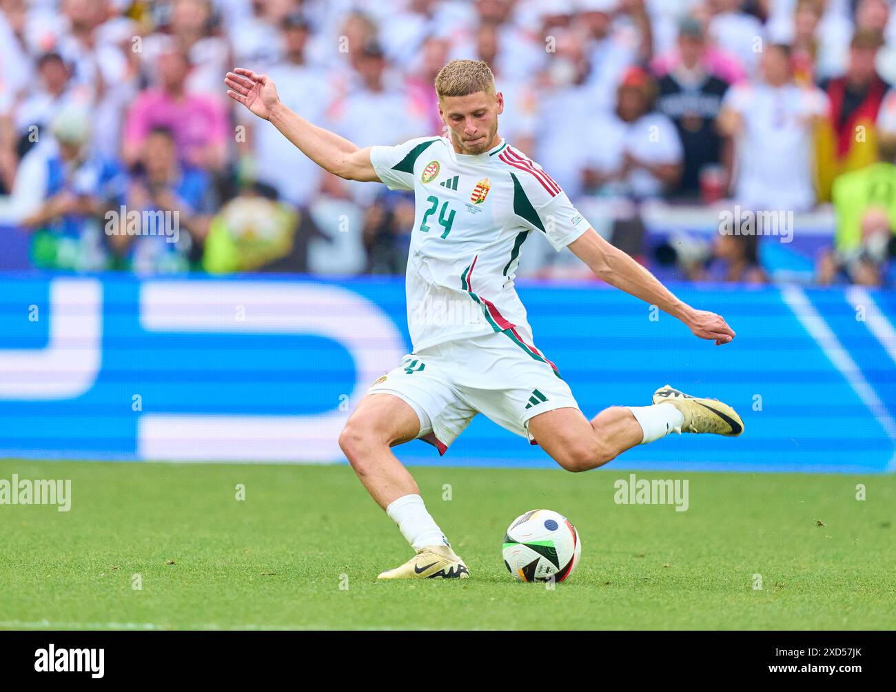 Marton Dardai, HUN 24 im Gruppenspiel DEUTSCHLAND, Ungarn. , . Am 19. Juni 2024 in Stuttgart. Fotograf: ddp Images/STAR-Images Credit: ddp Media GmbH/Alamy Live News Stockfoto