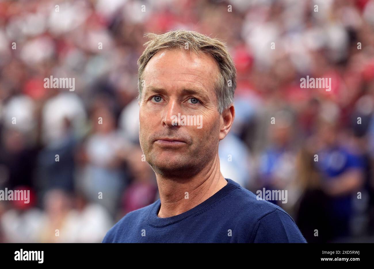 Dänischer Trainer Kasper Hjulmand während des Spiels zur UEFA Euro 2024 ...