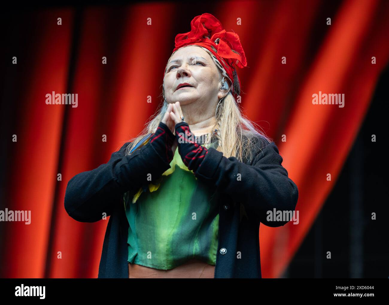 Die samische Künstlerin Mari Boine im Juni 2024 Stockfoto