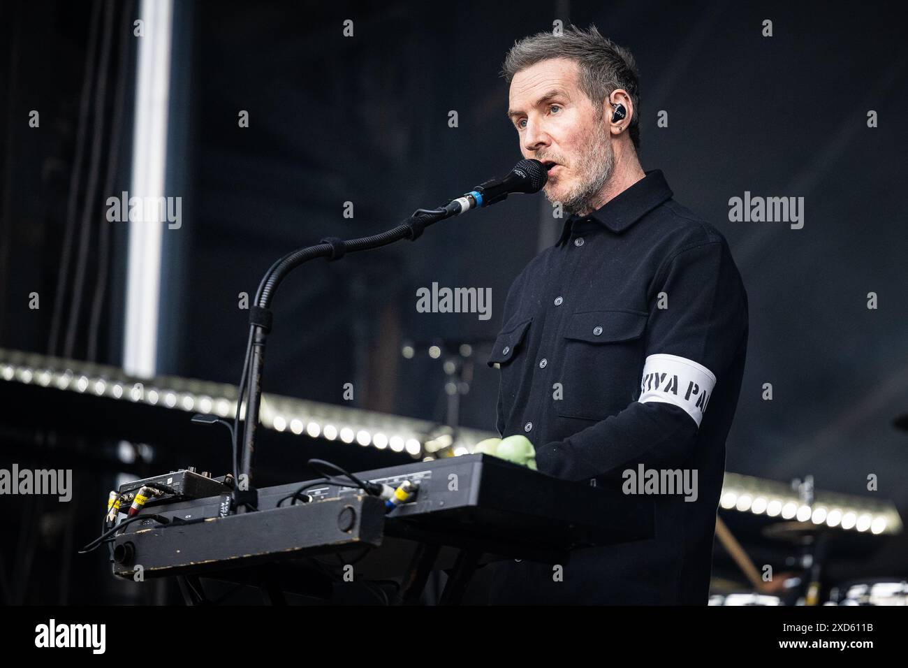 Robert Del Naja alias 3D eines massiven Angriffs in Norwegen im Juni 2024 Stockfoto