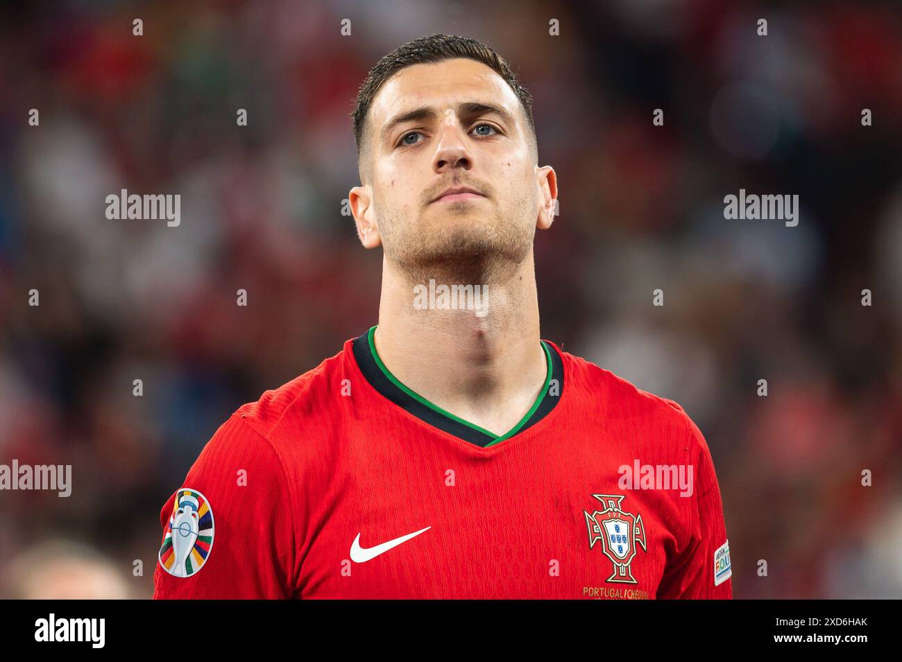 LEIPZIG, DEUTSCHLAND - 18. JUNI 2024: Euro 2024 Groupe F Spiel Portugal gegen Tschechien 2:1. Diogo Dalot Stockfoto