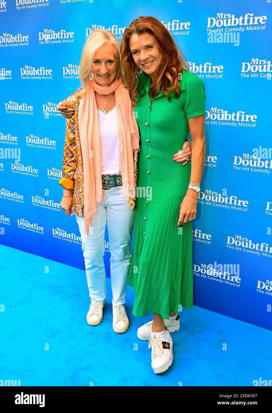 LONDON, GROSSBRITANNIEN. Juni 2024. Annabel Croft nimmt an Mrs. Doubtfire: The Musical Teil und nimmt an Mrs. Doubtfire: The Musical Teil. Quelle: Siehe Li/Picture Capital/Alamy Live News Stockfoto