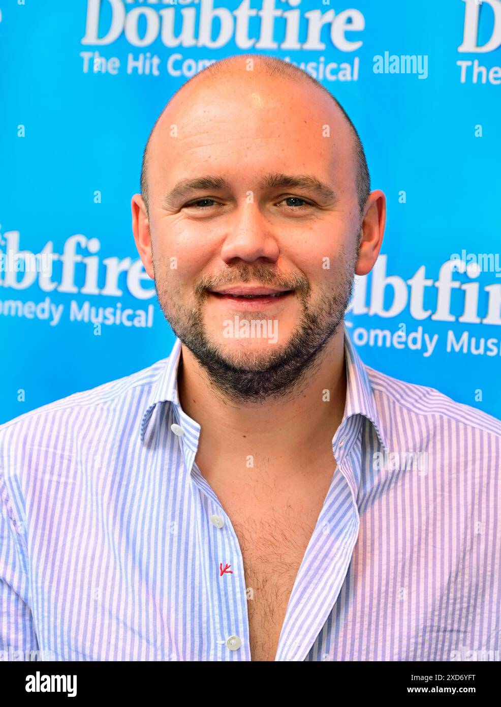 LONDON, GROSSBRITANNIEN. Juni 2024. Jamie Wilson ist ein Produzent von Mrs. Doubtfire: The Musical und nimmt an Mrs. Doubtfire: The Musical Teil. Quelle: Siehe Li/Picture Capital/Alamy Live News Stockfoto