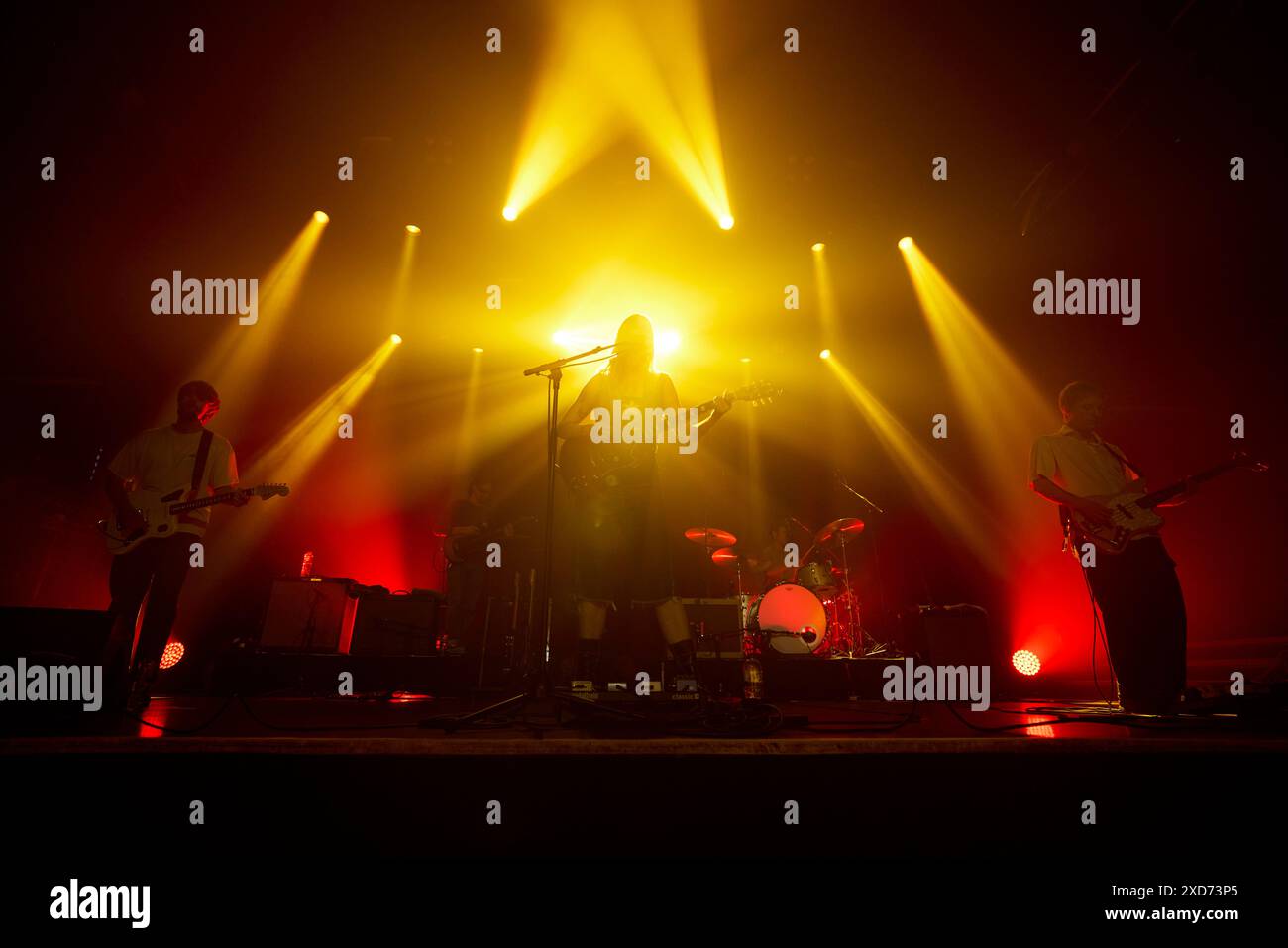 London, England, 20. Juni 2024. Die amerikanische Indie-Rockband Slow Pulp spielt in Koko, Camden. Foto von David Levene Stockfoto