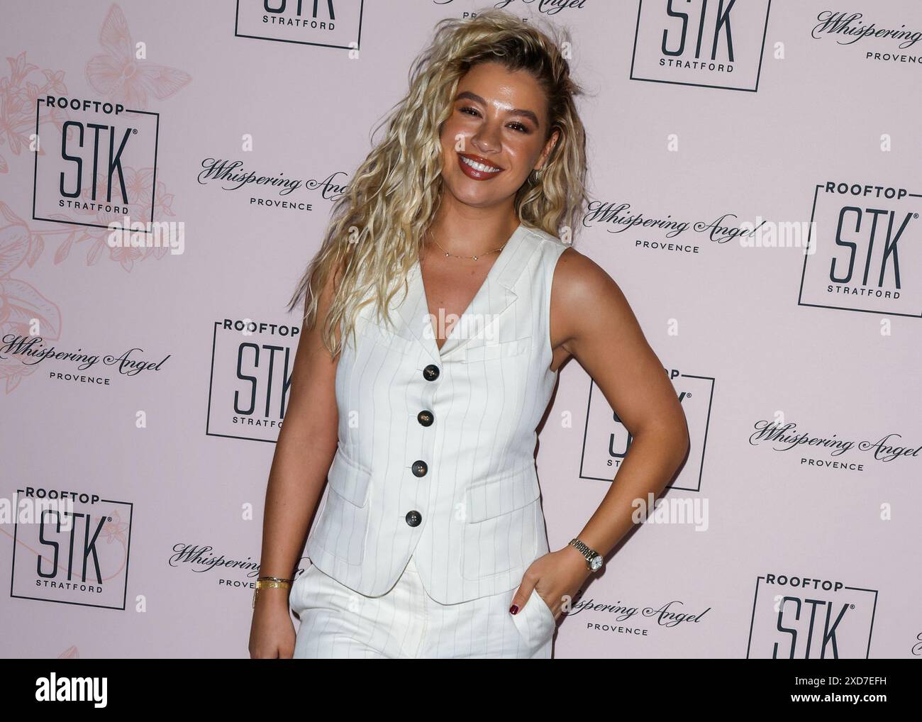 London, Großbritannien. Juni 2024. Molly Rainford nimmt an der STK's Summer Soirée Teil, die im STK in London stattfindet. (Foto: Mario Mitsis/SOPA Images/SIPA USA) Credit: SIPA USA/Alamy Live News Stockfoto