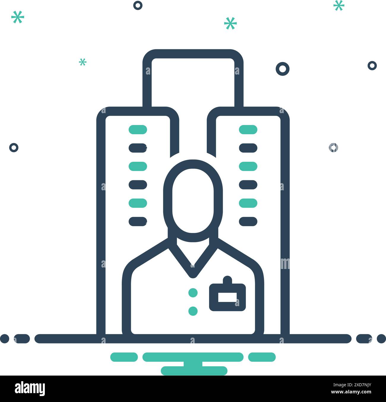 Symbol für dauerhaft, dauerhaft Stock Vektor