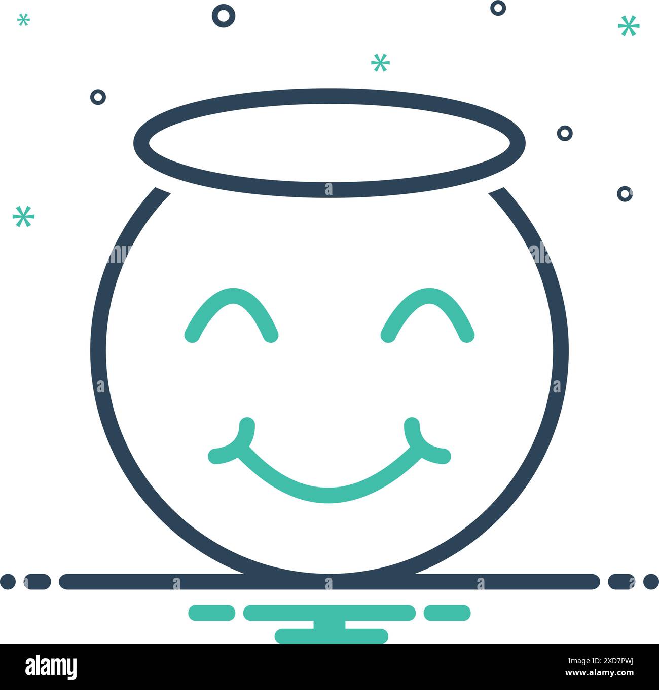 Symbol für unschuldig, ehrlich Stock Vektor