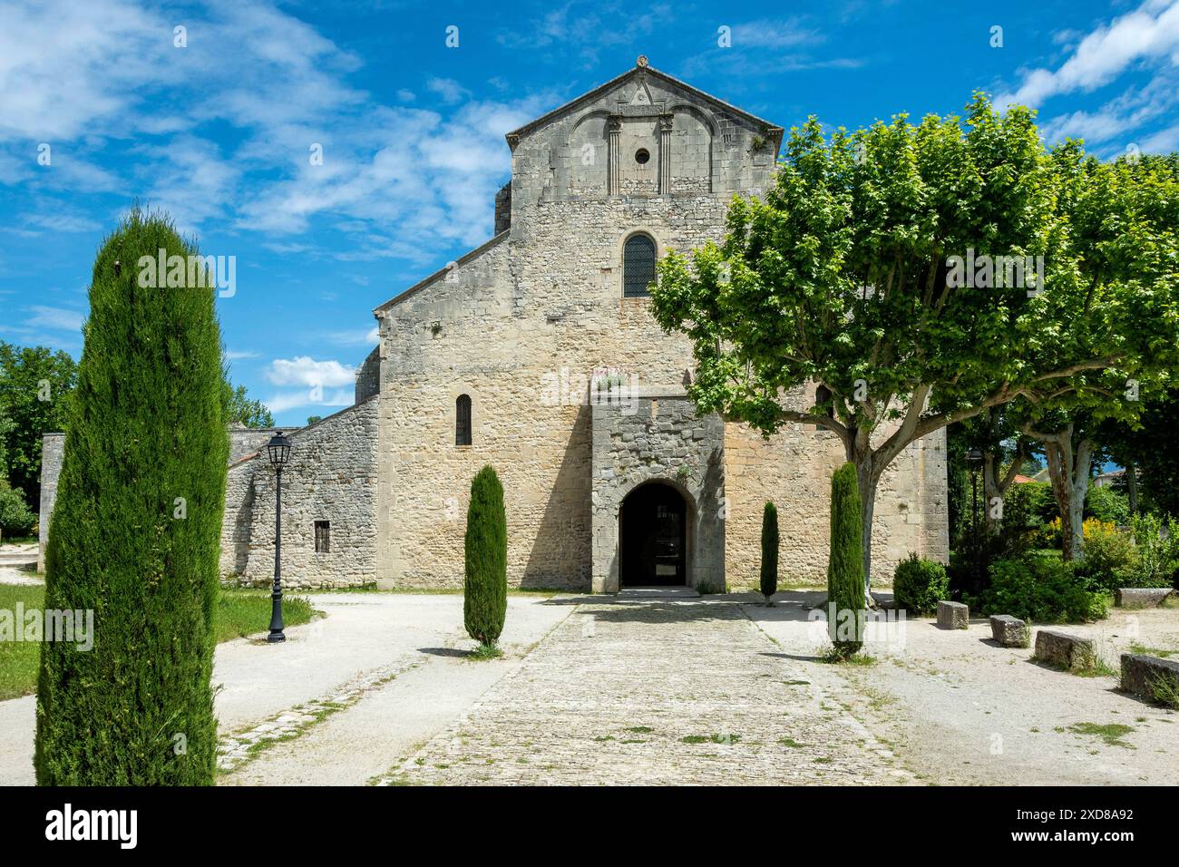 Vaison-la-Romaine. Kathedrale Notre-Dame de Nazareth. Vaucluse. Provence-Alpes-Côte d'Azur. Frankreich Stockfoto